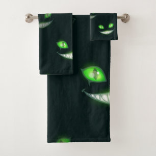 Halloween pattern bath towel set