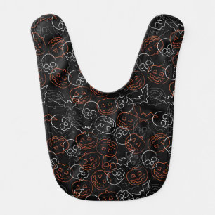 Halloween Pattern Bib
