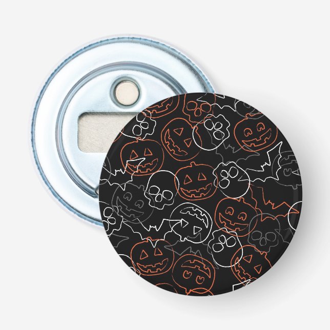 Halloween Pattern Bottle Opener (Front)