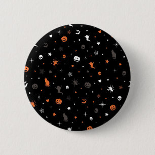 Halloween pattern button