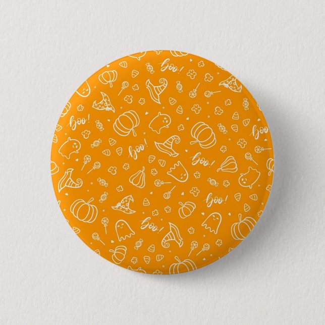 Halloween pattern button (Front)