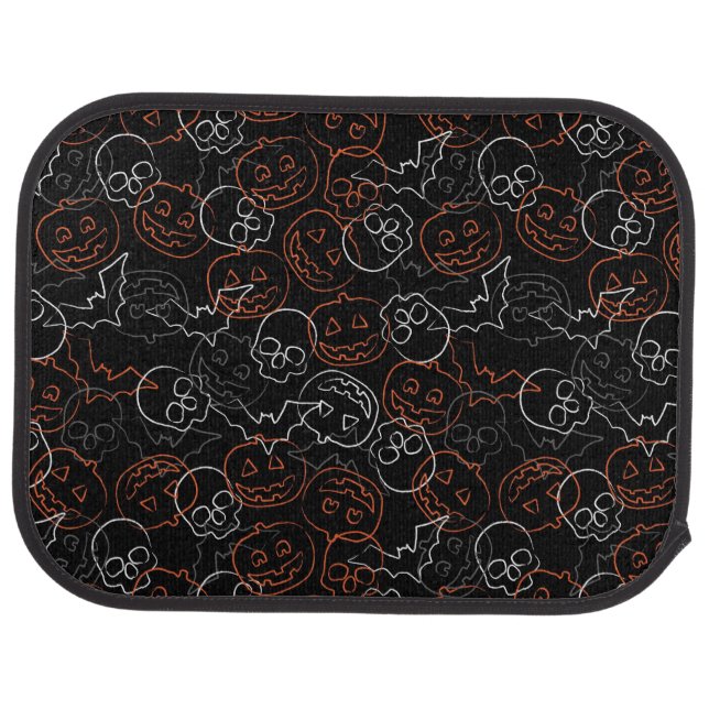 Halloween Pattern Car Floor Mat (Rear)