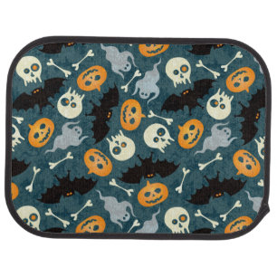 Halloween pattern car mat