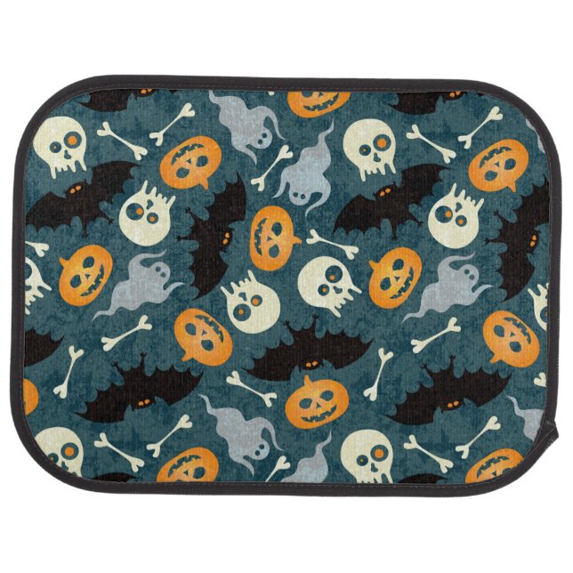 Halloween pattern car mat (Rear)
