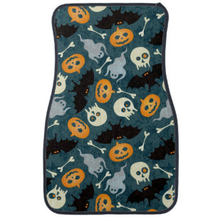 Halloween pattern car mat
