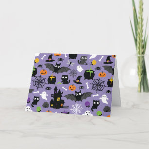 Halloween Pattern Card