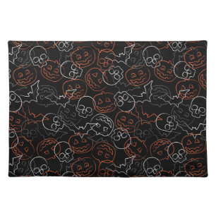 Halloween Pattern Cloth Placemat