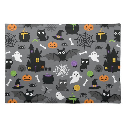 Halloween Pattern Cloth Placemat