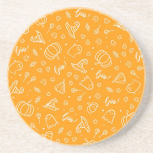 Halloween pattern coaster