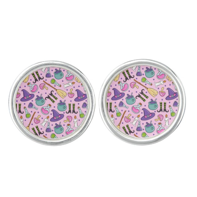 Halloween Pattern Cufflinks (Front)