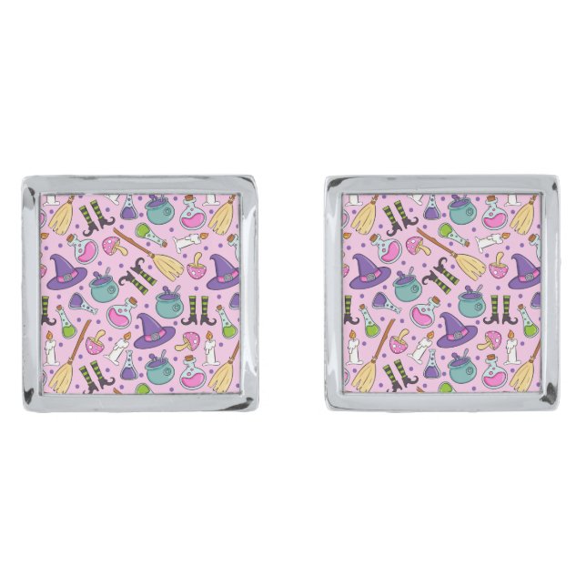 Halloween Pattern Cufflinks (Front)