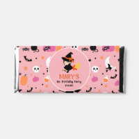 Halloween Pattern Cute& Spooky Pink Birthday Party