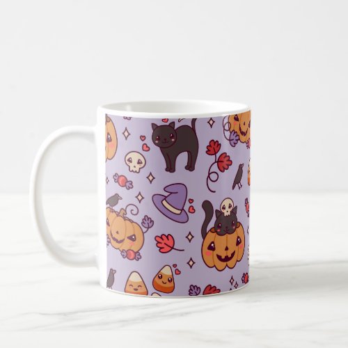 Halloween pattern decoration coffee mug