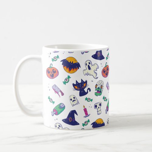 Halloween pattern decoration coffee mug