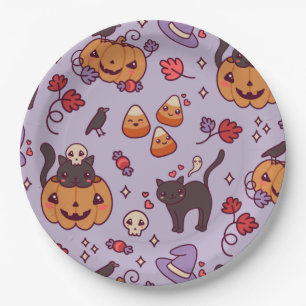 Halloween pattern decoration coffee mug paper plat paper plates