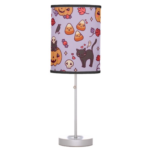 Halloween pattern decoration coffee mug table lamp