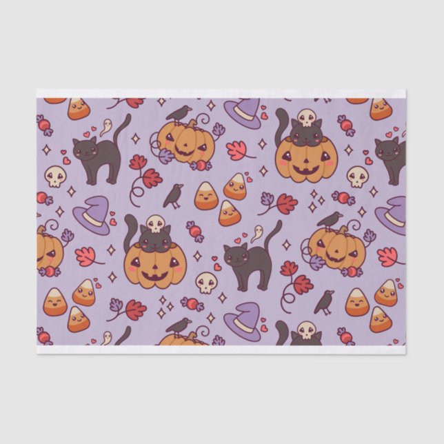 Halloween pattern decoration coffee mug tissue pap tissue paper (Front)