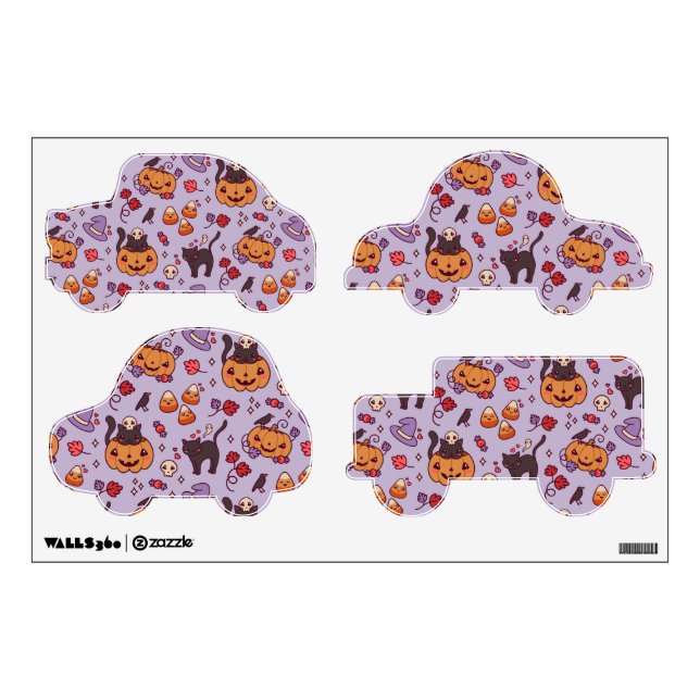 Halloween pattern decoration coffee mug wall decal (Front)
