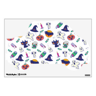 Halloween pattern decoration wall decal