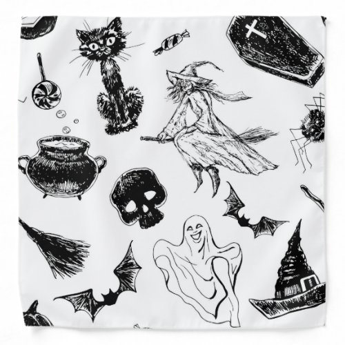 Halloween pattern design bandana