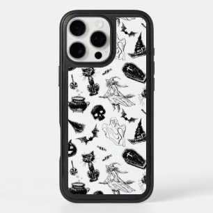 Halloween pattern design iPhone 16 pro max case