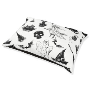 Halloween pattern design pet bed