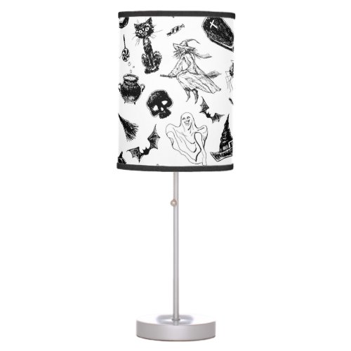 Halloween pattern design table lamp