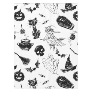 Halloween pattern design tablecloth