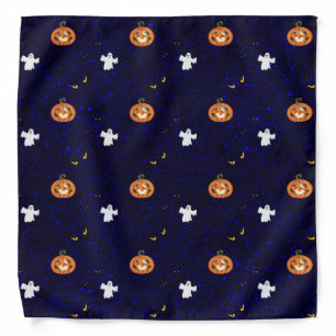 Halloween pattern dog bandana
