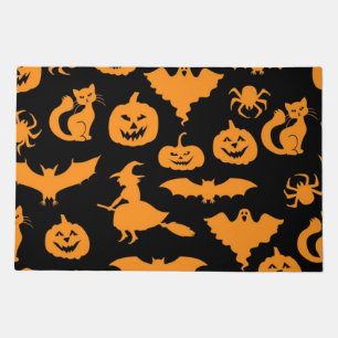 Halloween pattern doormat