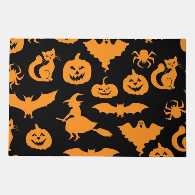 Halloween pattern doormat (Front)