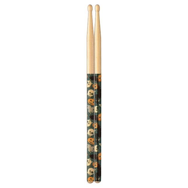 Halloween pattern drumsticks (Front)