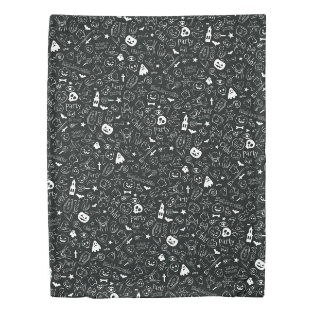 Halloween Pattern Duvet Cover (Front)