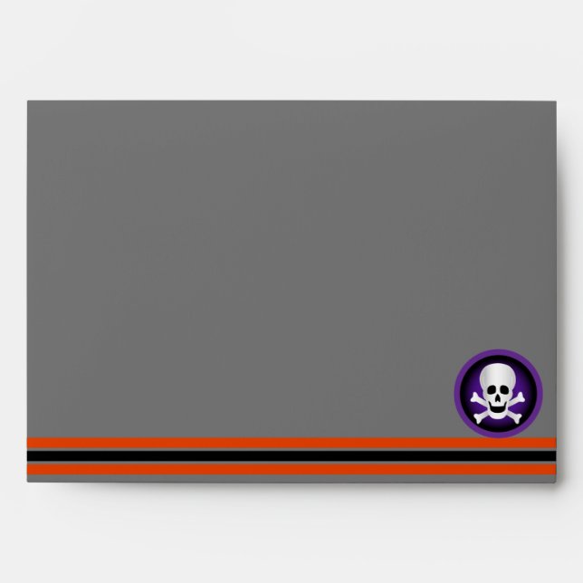 Halloween Pattern Envelope (Front)
