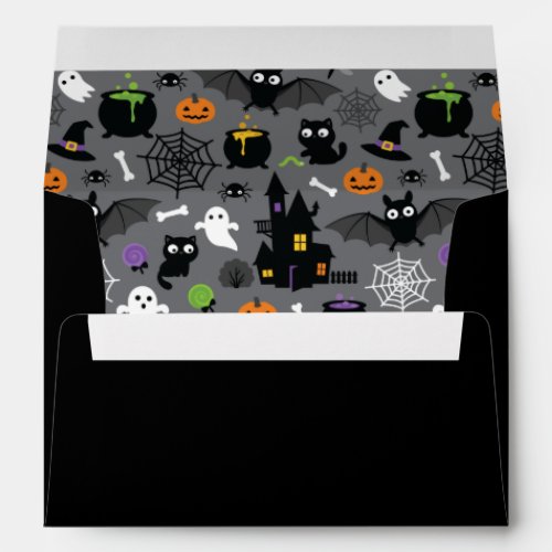 Halloween Pattern Envelope
