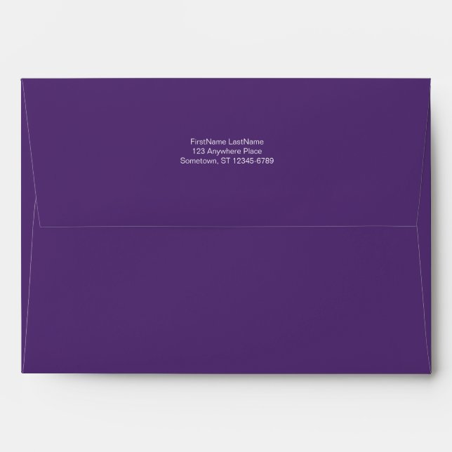 Halloween Pattern Envelope (Back (Top Flap))