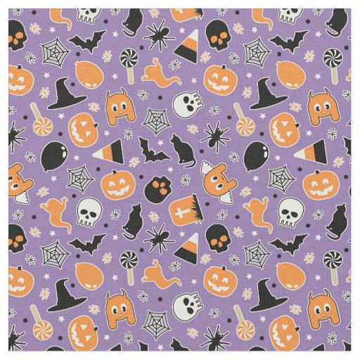 Halloween Pattern Fabric