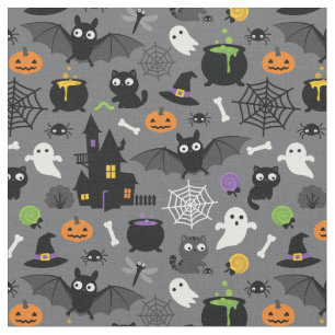 Halloween Pattern Fabric