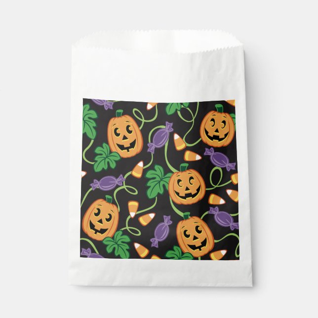 HALLOWEEN PATTERN FAVOR BAG (Front)