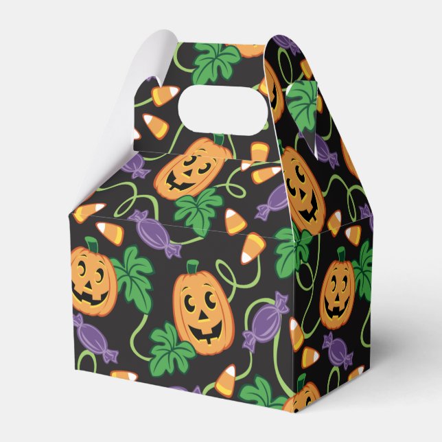 HALLOWEEN PATTERN Favor Box (Front Side)