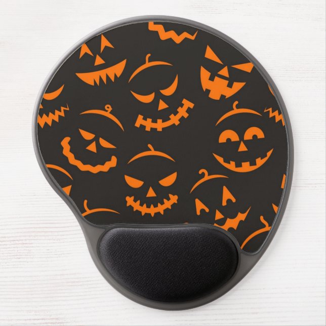 Halloween pattern gel mouse pad (Front)