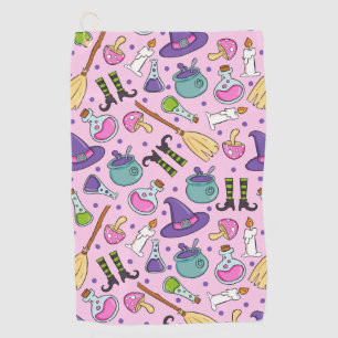 Halloween Pattern Golf Towel