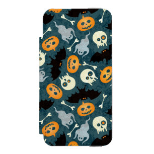 Halloween pattern iPhone SE/5/5s wallet case