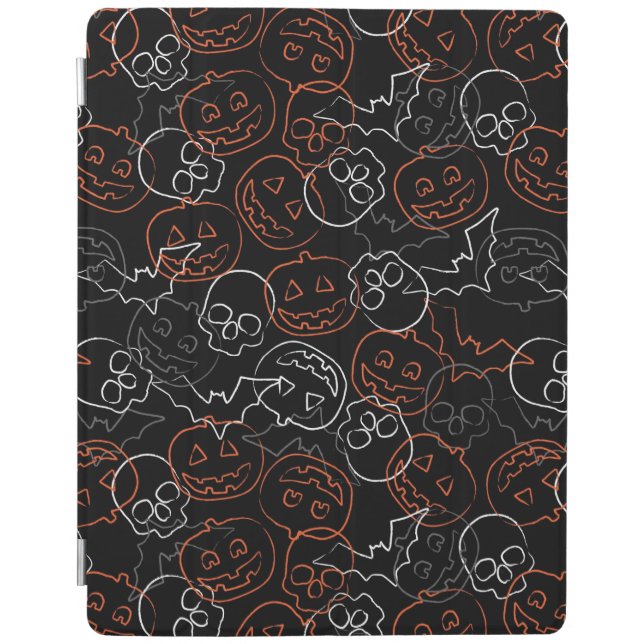 Halloween Pattern iPad Smart Cover (Front)