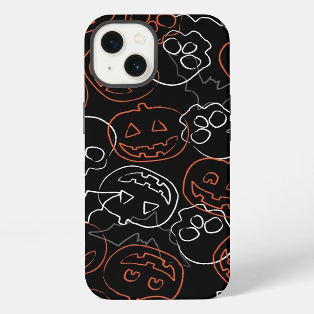 Halloween Pattern Iphone Case (Back)
