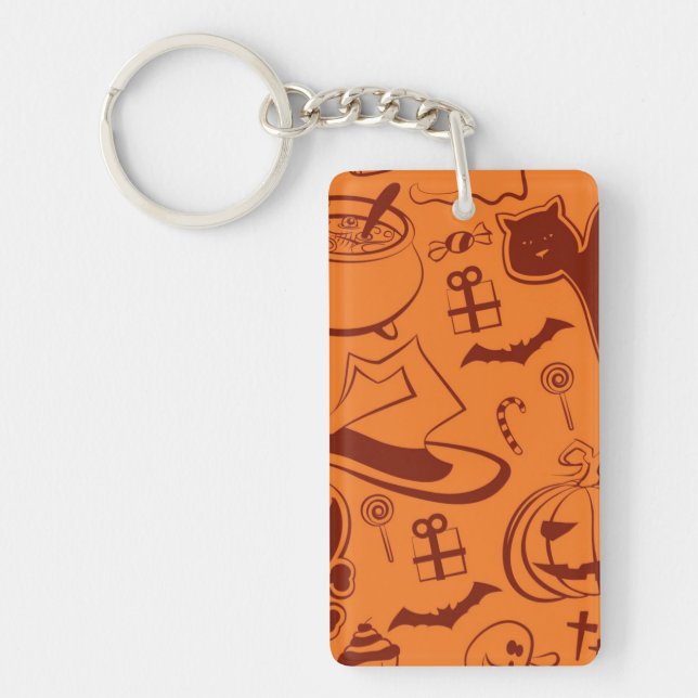 Halloween pattern keychain (Front)