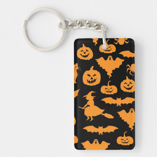 Halloween pattern keychain (Front)