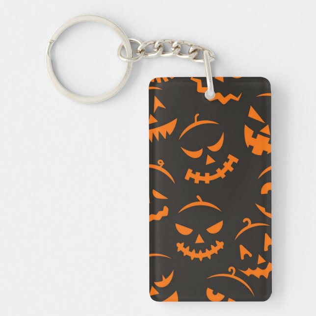 Halloween pattern keychain (Front)