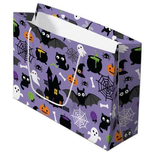 Halloween Pattern Large Gift Bag