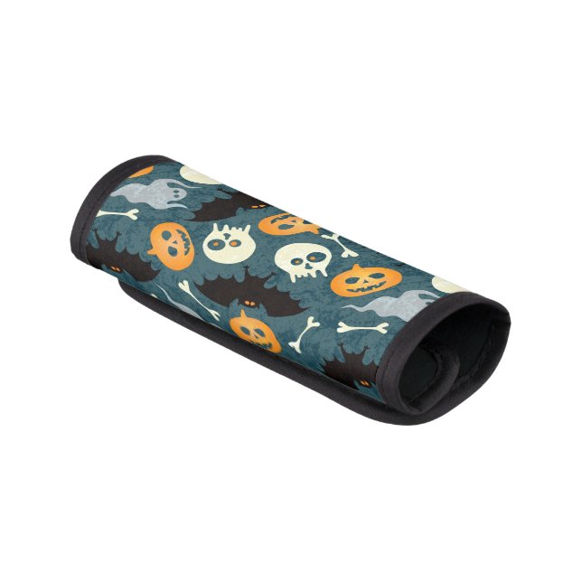 Halloween pattern luggage handle wrap (Angled)